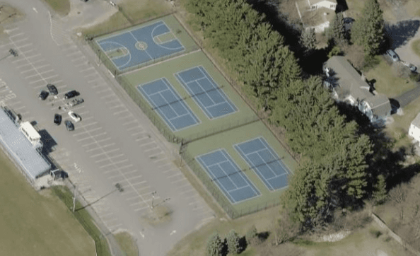 Lunenburg High school Courts pickleball courts