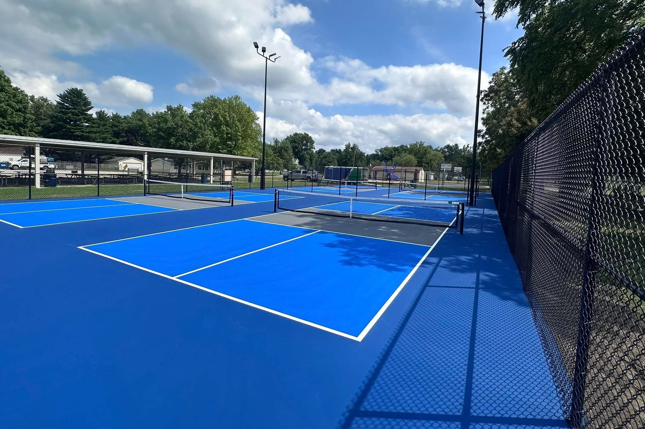 Mount Pulaski North Park pickleball courts