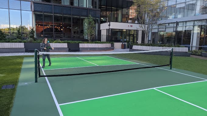 Kendall Square Rooftop Garden pickleball courts