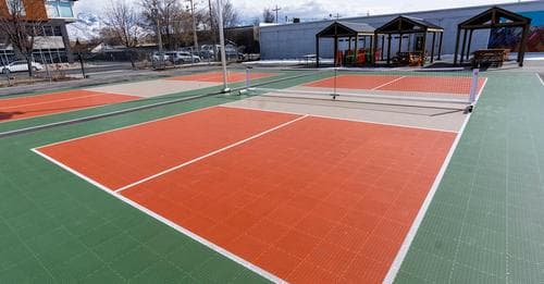 Second Summit Hard Cider Company pickleball courts