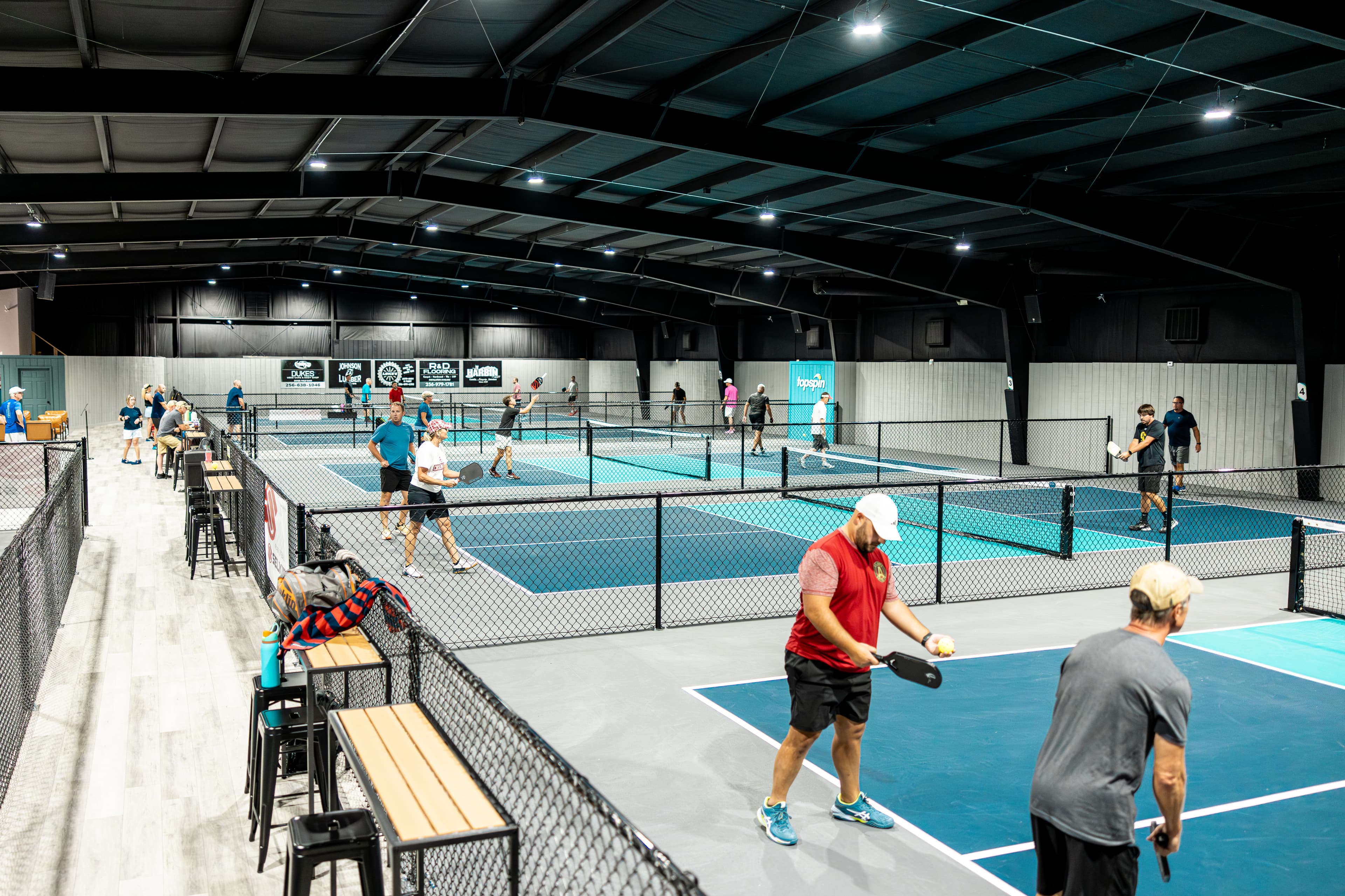 Topspin Pickleball Club pickleball courts