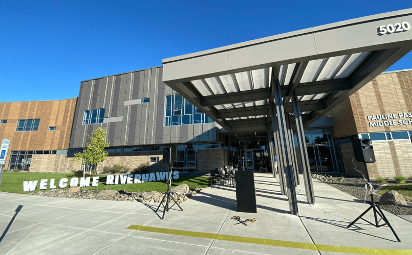 Flett Middle School Gym pickleball courts