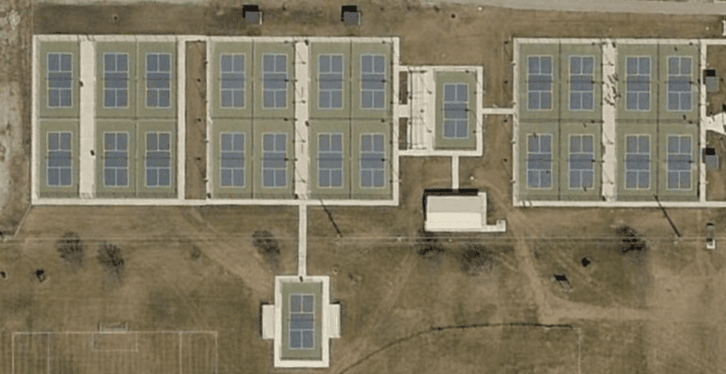 Rees Pioneer Park pickleball courts