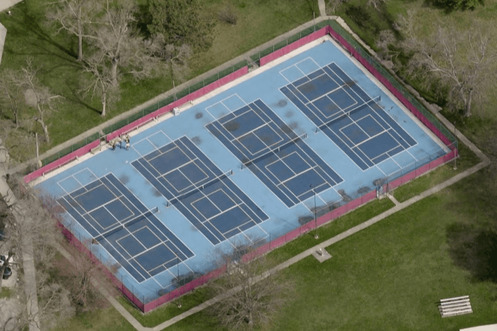 Lakeview Park South pickleball courts