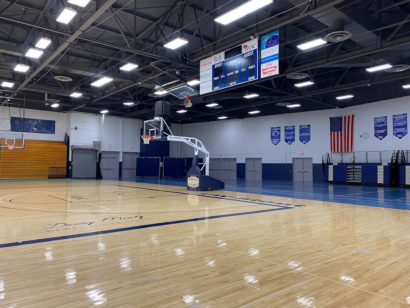 Johnson Fieldhouse pickleball courts