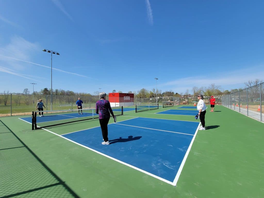 Hurricane Bridge Park pickleball courts