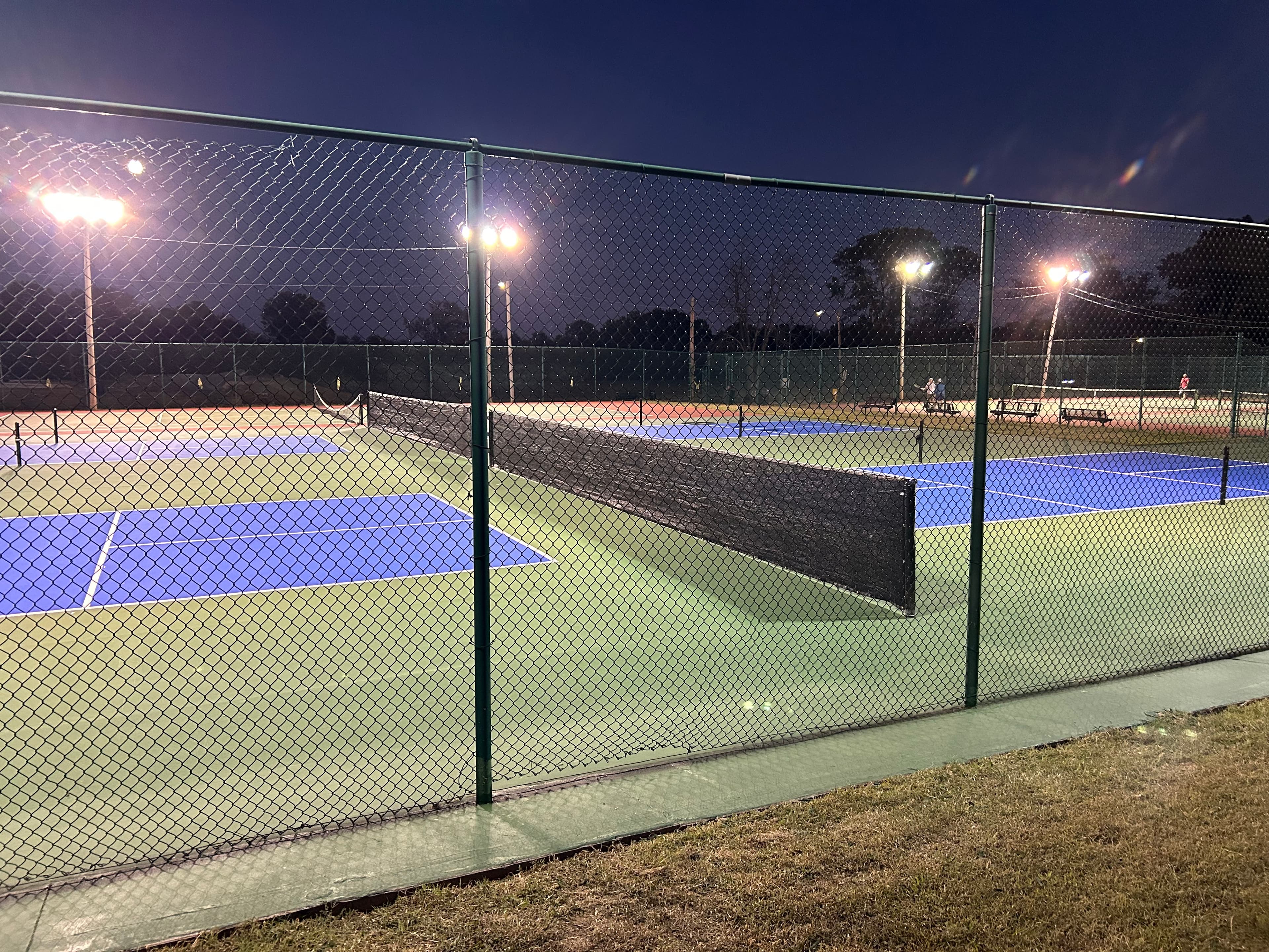 Okmulgee Hawthorn Park pickleball courts