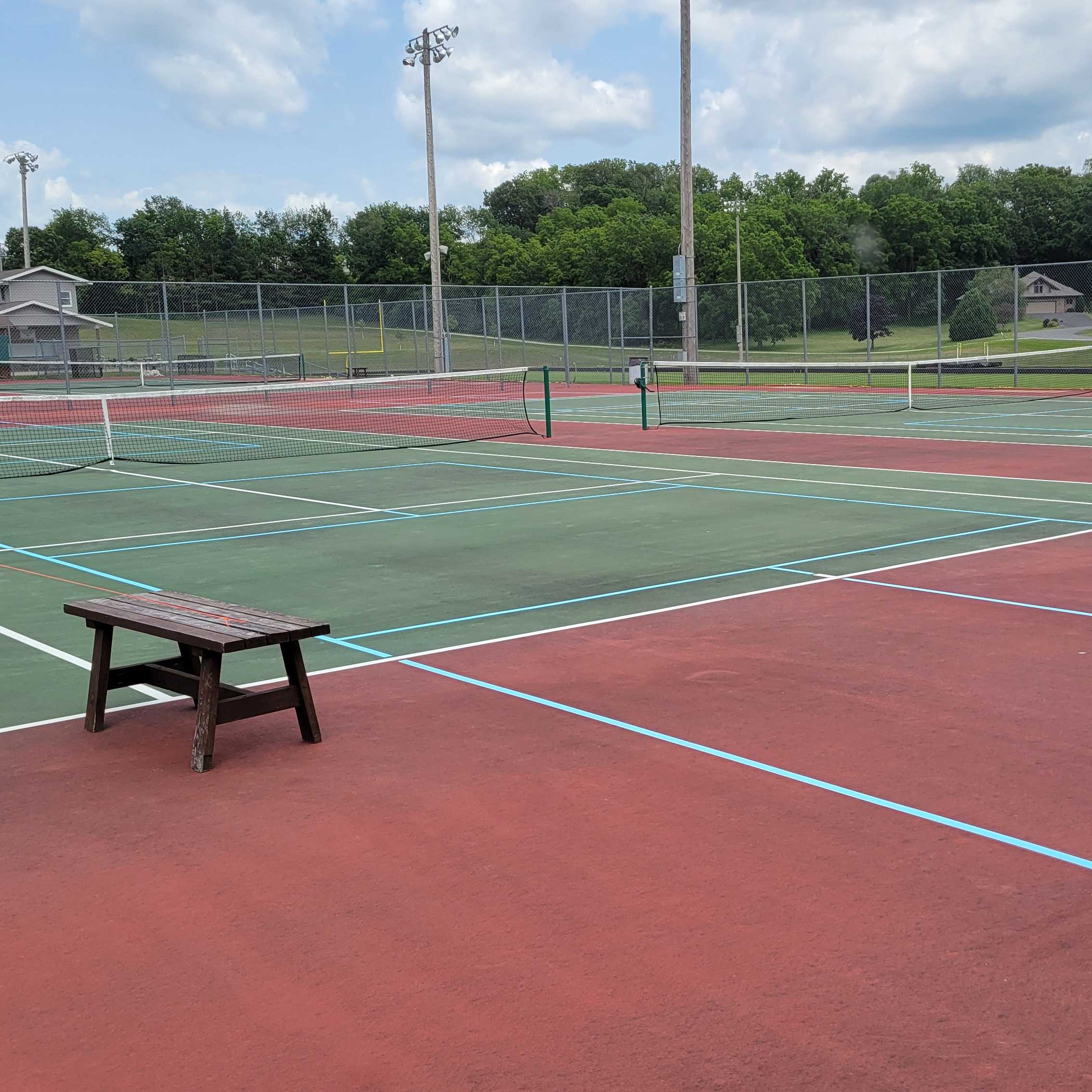 Viroqua Schools Tennis and Pickleball Courts pickleball courts