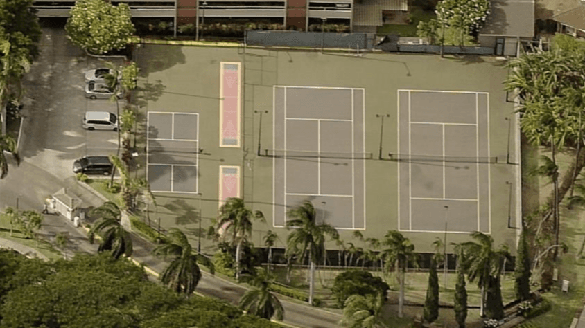 Aston Kaanapali Shores pickleball courts