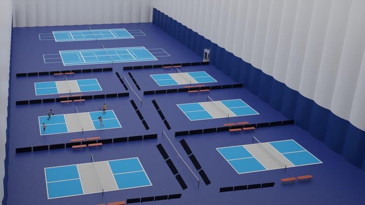 Montgomery TennisPlex pickleball courts