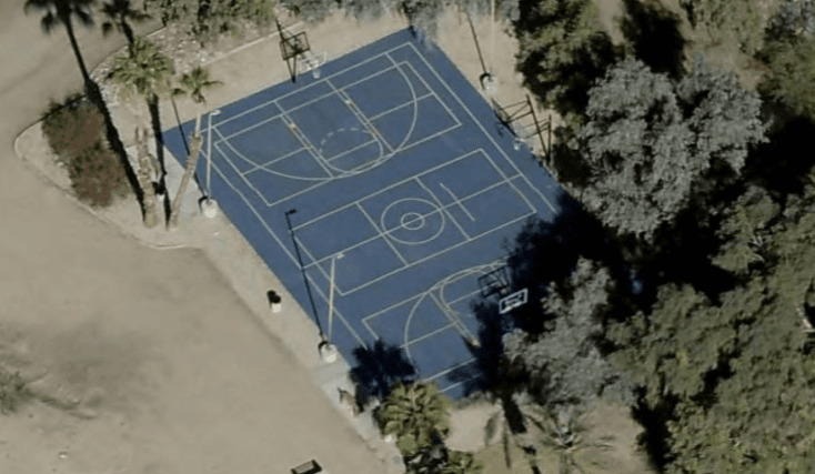 London Bridge Beach Park pickleball courts