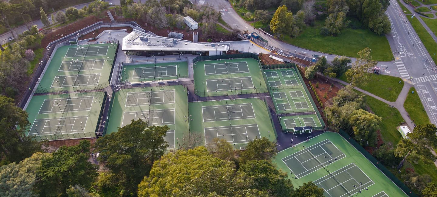 Lisa & Douglas Goldman Tennis Center pickleball courts