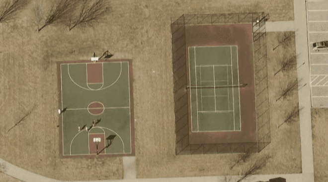 Maple Grove Park pickleball courts