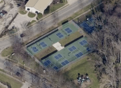 Lang area park pickleball courts