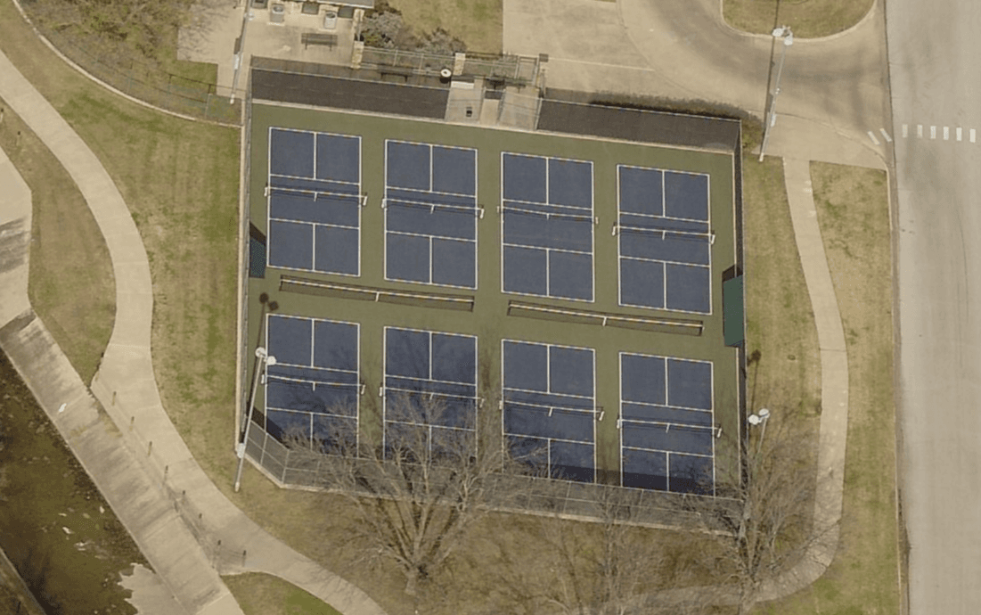 Hurst Recreation Department pickleball courts