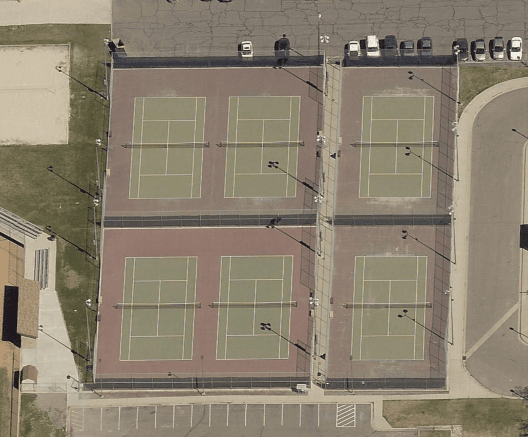 Logan High School pickleball courts
