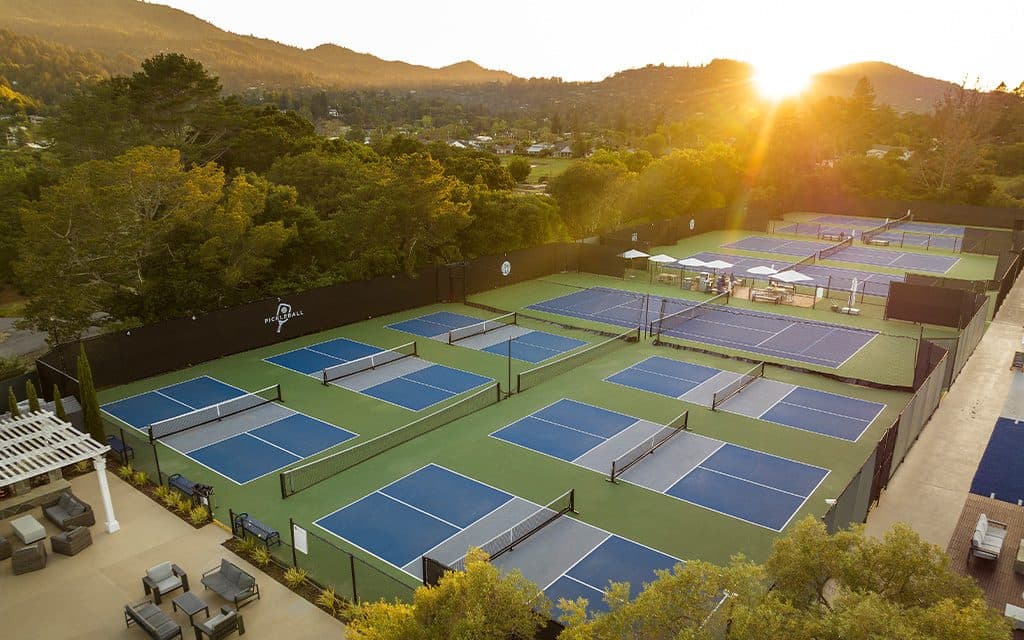 Bay Club Ross Valley pickleball courts
