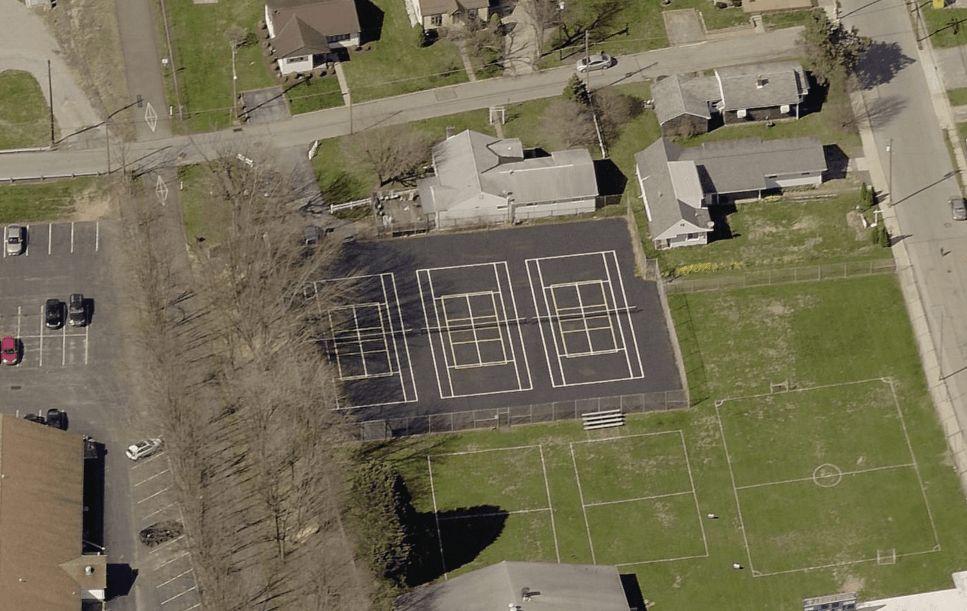 Kittanning High School Tennis Courts pickleball courts