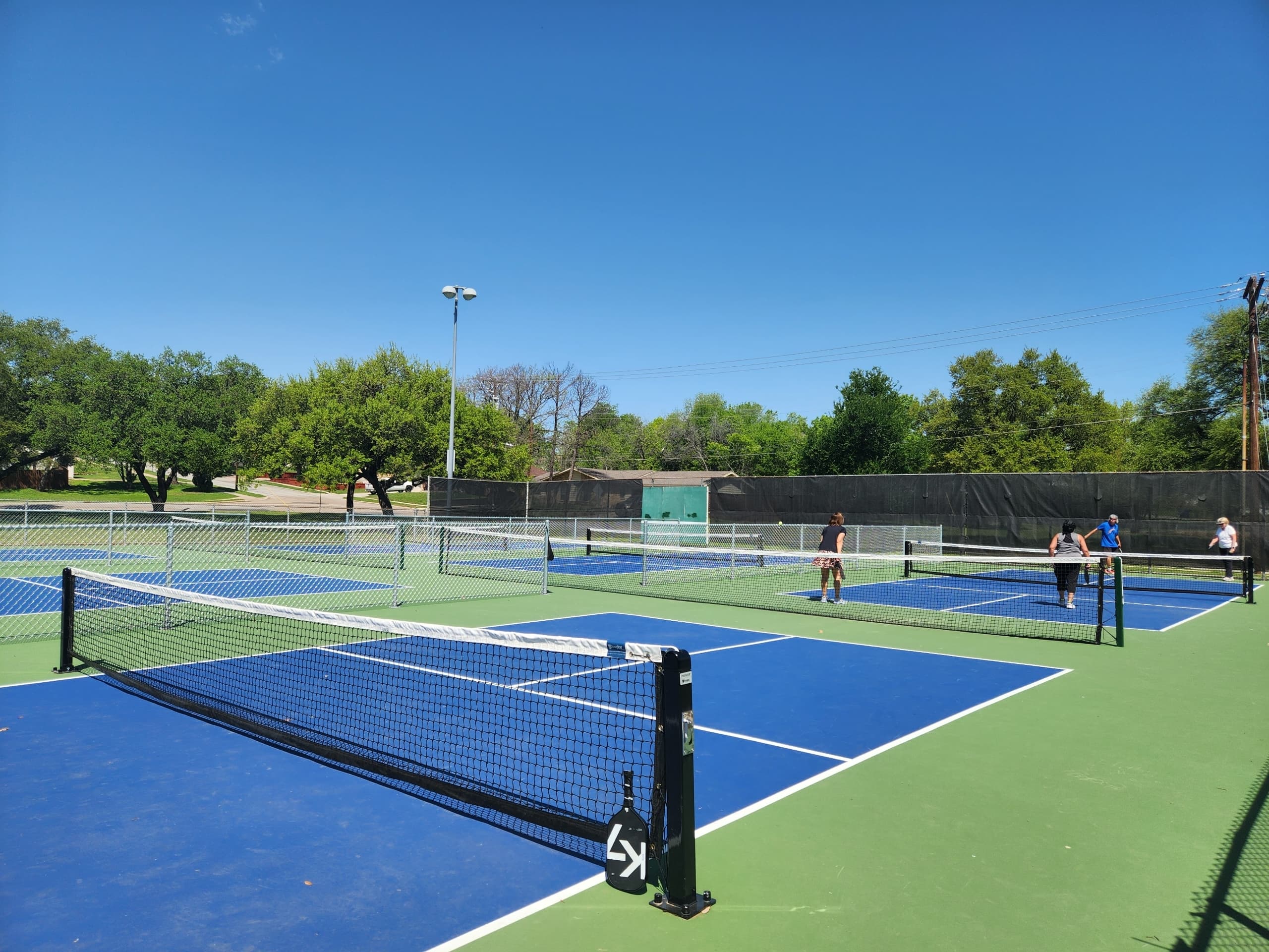 WJ Thomas Park pickleball courts