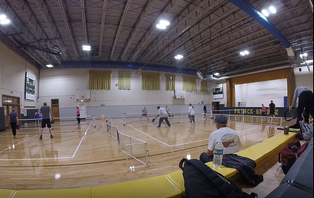 Prince George Central Wellness Center pickleball courts