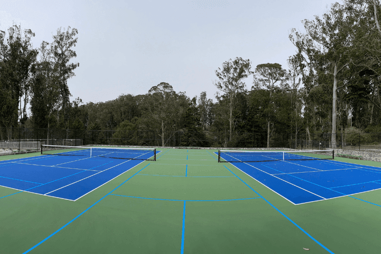 Stern Grove Playground pickleball courts