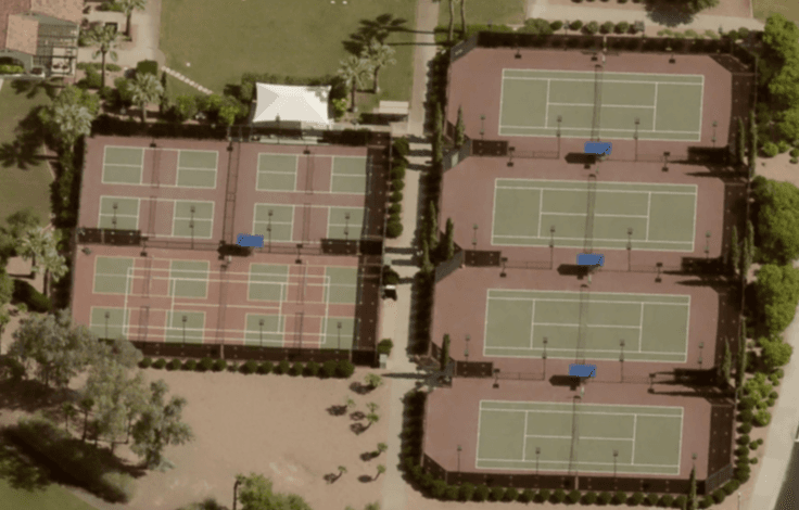 Corte Bella Golf Club pickleball courts