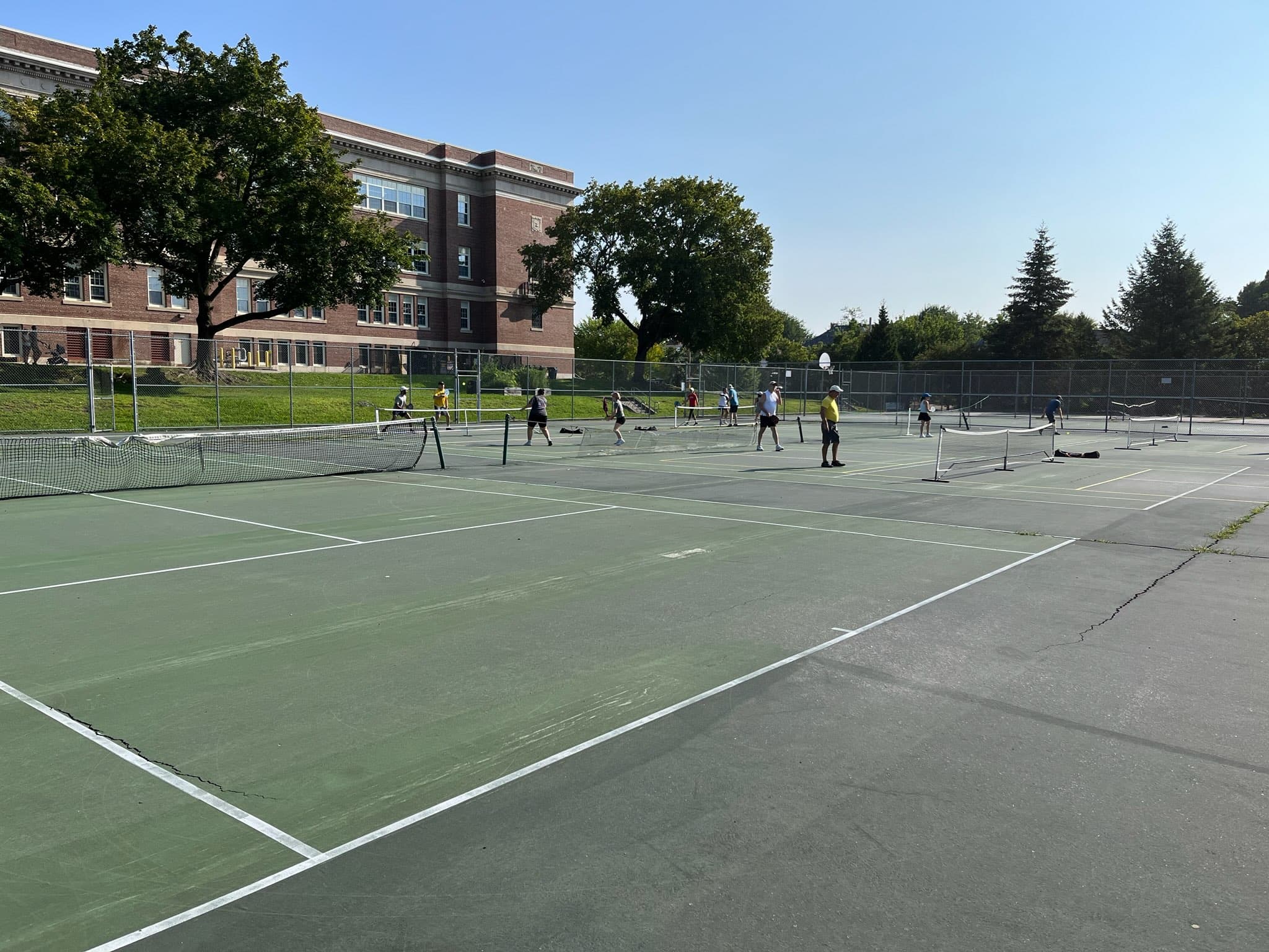 Nathan Bishop tennis courts pickleball courts