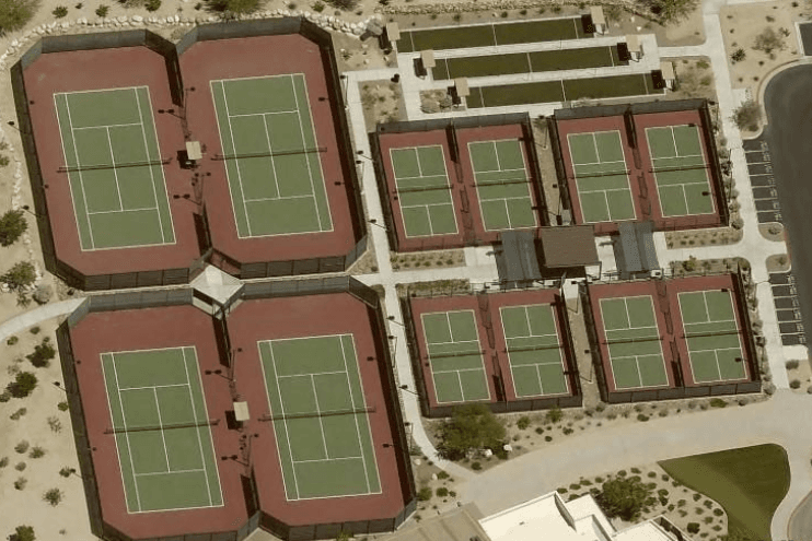 Del Webb at Rancho Mirage pickleball courts