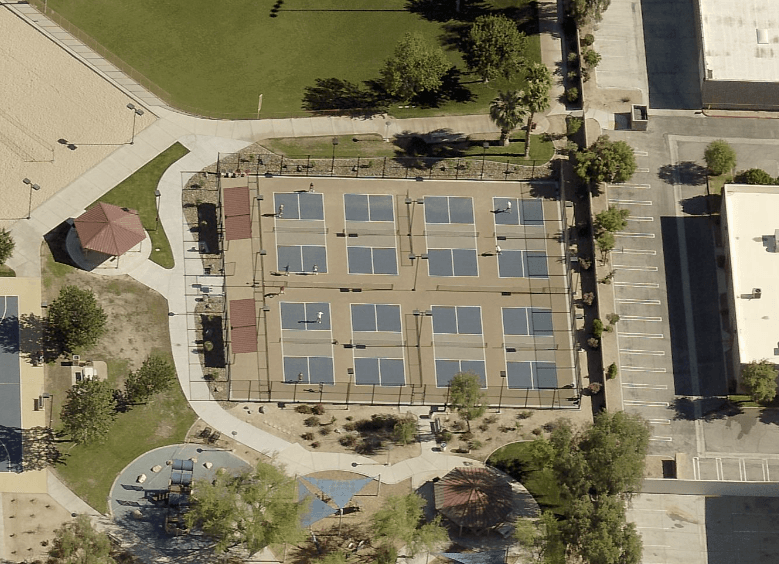 City of Palm Desert Freedom Park pickleball courts