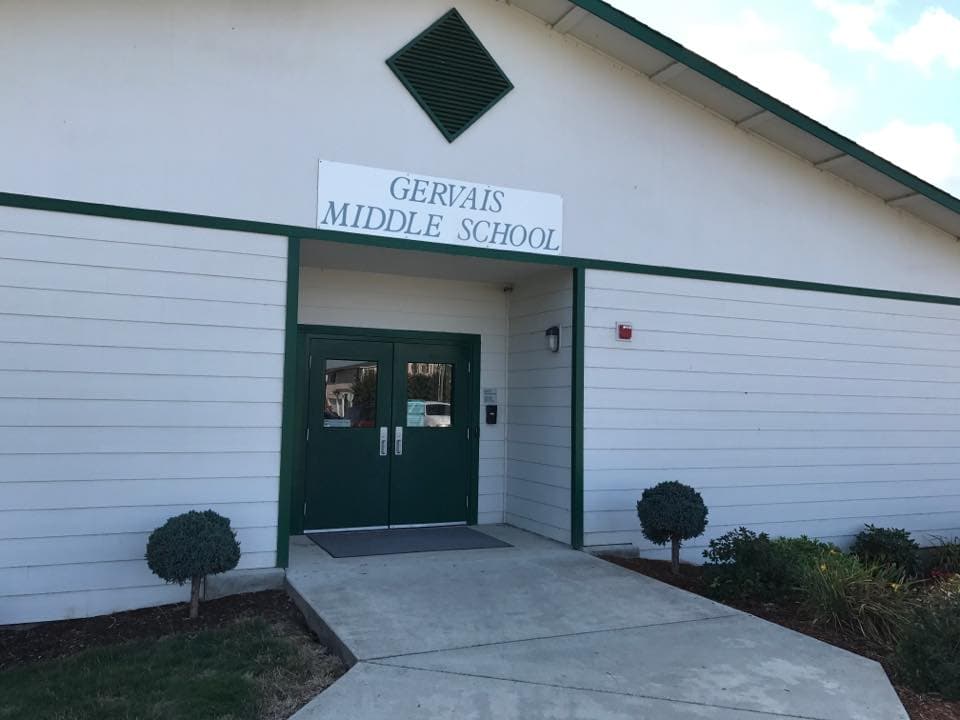 Gervais Middle School pickleball courts