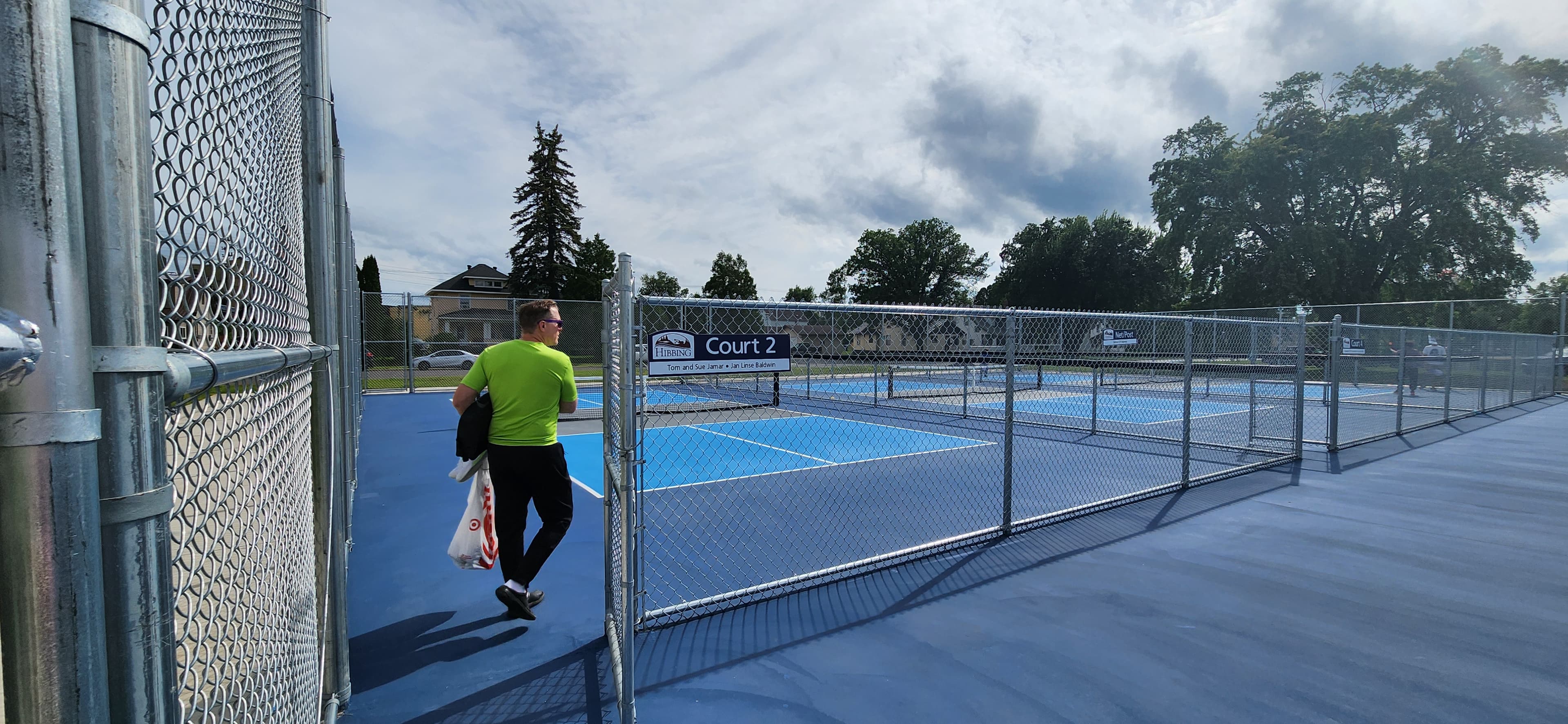 Hibbing Bennett Park pickleball courts