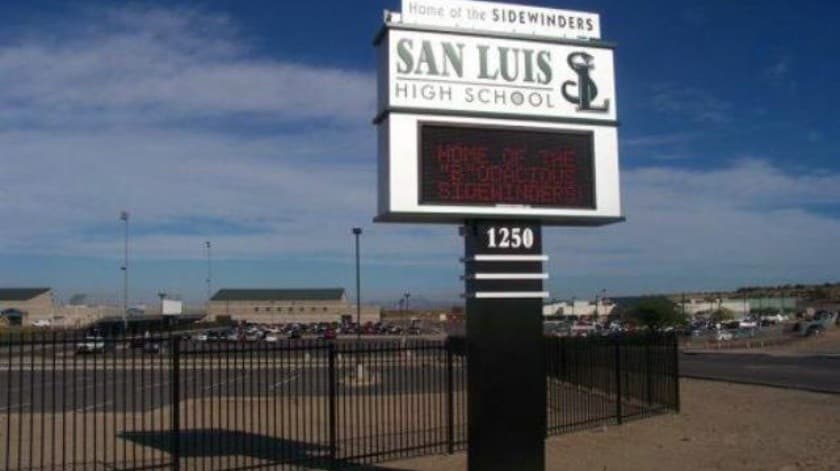 San Luis High School pickleball courts
