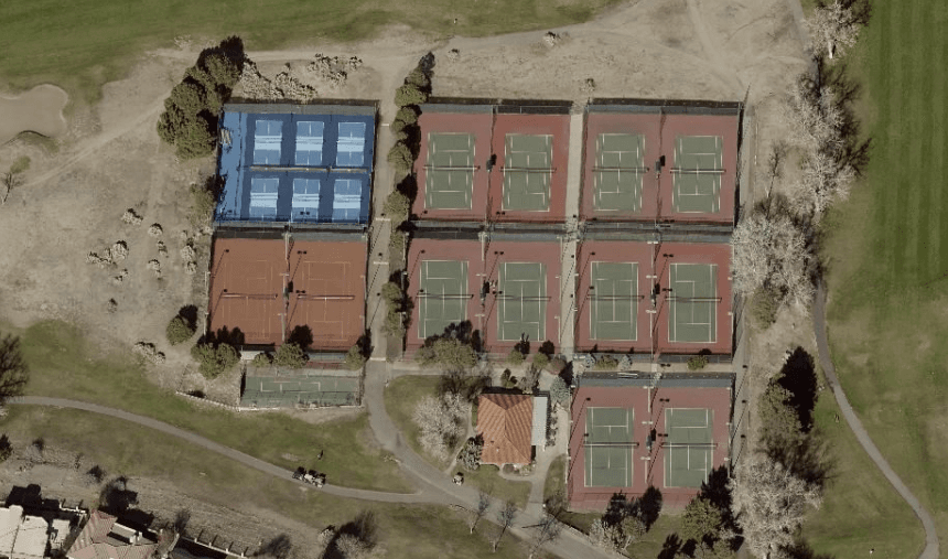 Tanoan Country Club pickleball courts
