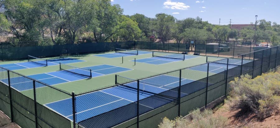 Fort Marcy Park pickleball courts