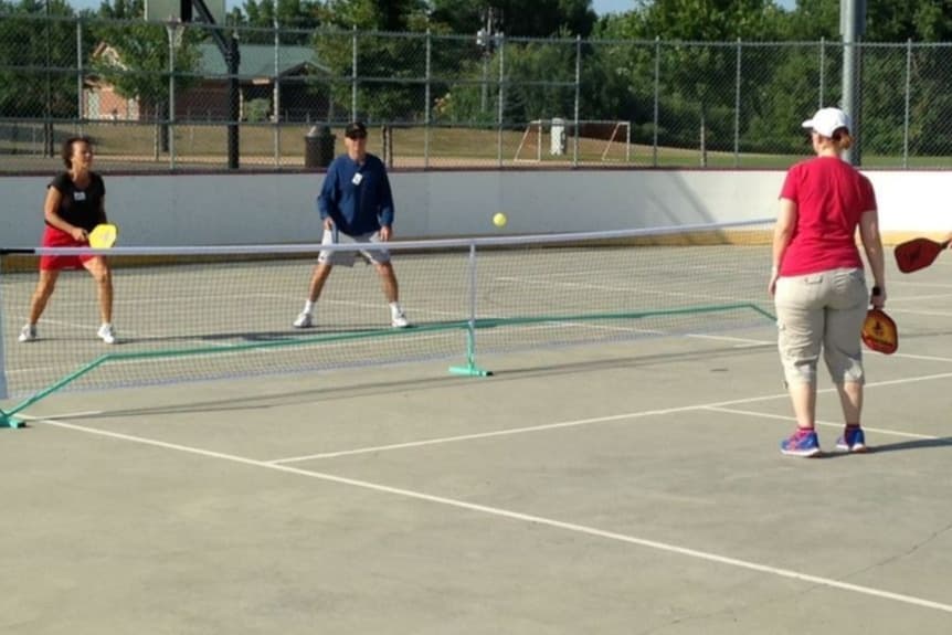 Oakdale Nature Preserve pickleball courts