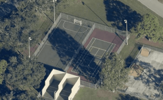 Elisabeth Lahti Library Park pickleball courts