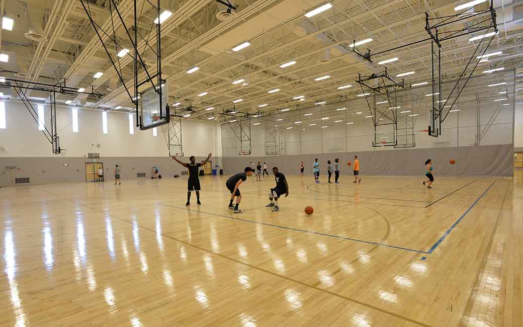 Towson University pickleball courts