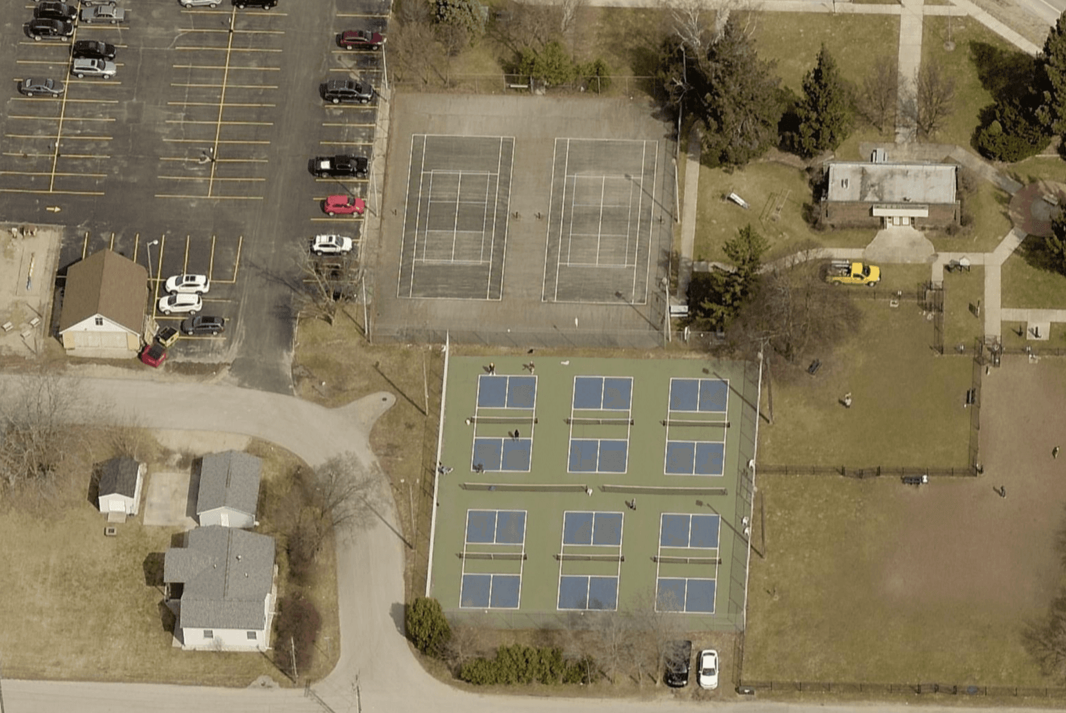 Downtown Traverse City Courts at Veterans Memorial Park pickleball courts