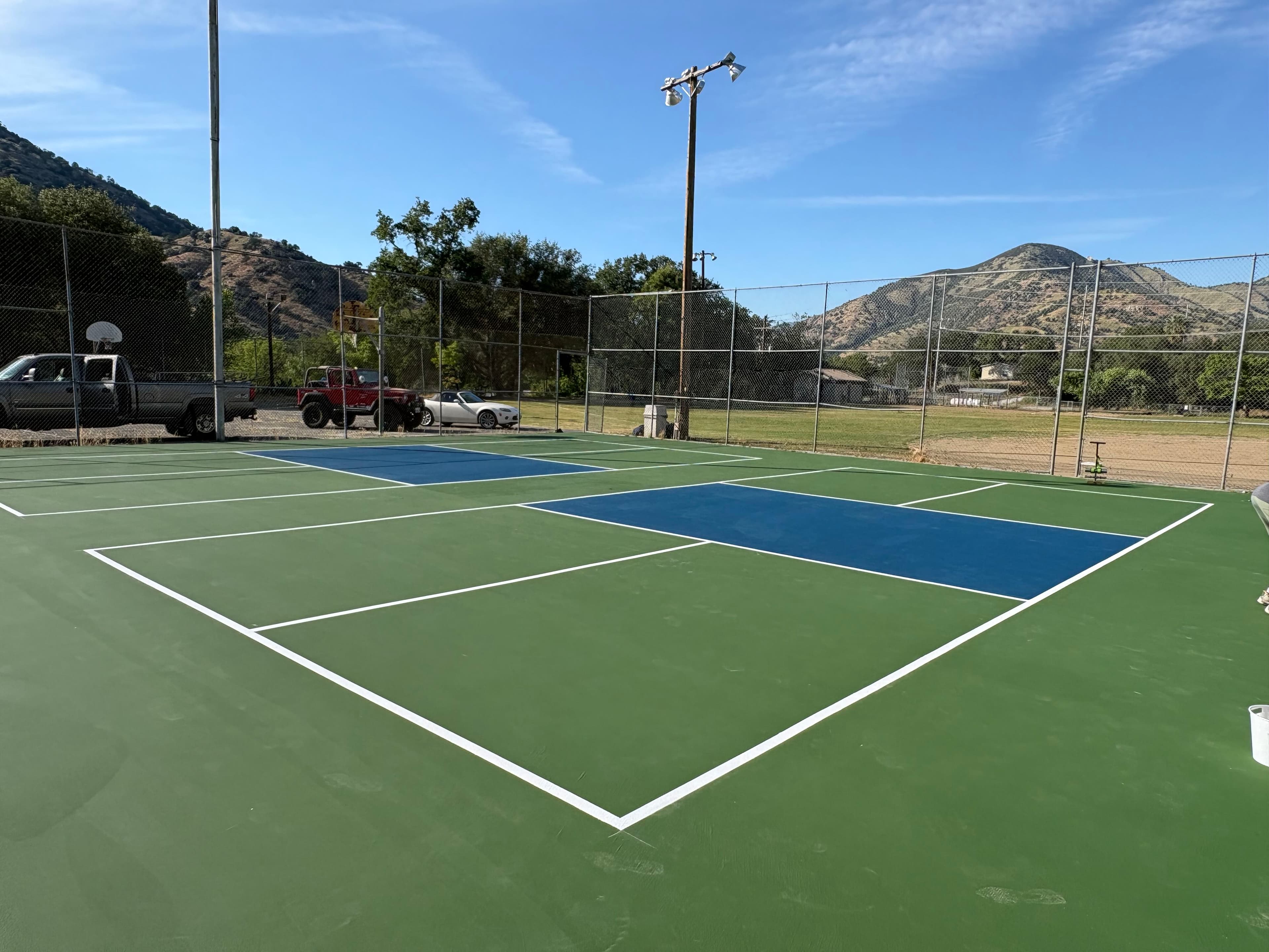 Three Rivers Union School pickleball courts