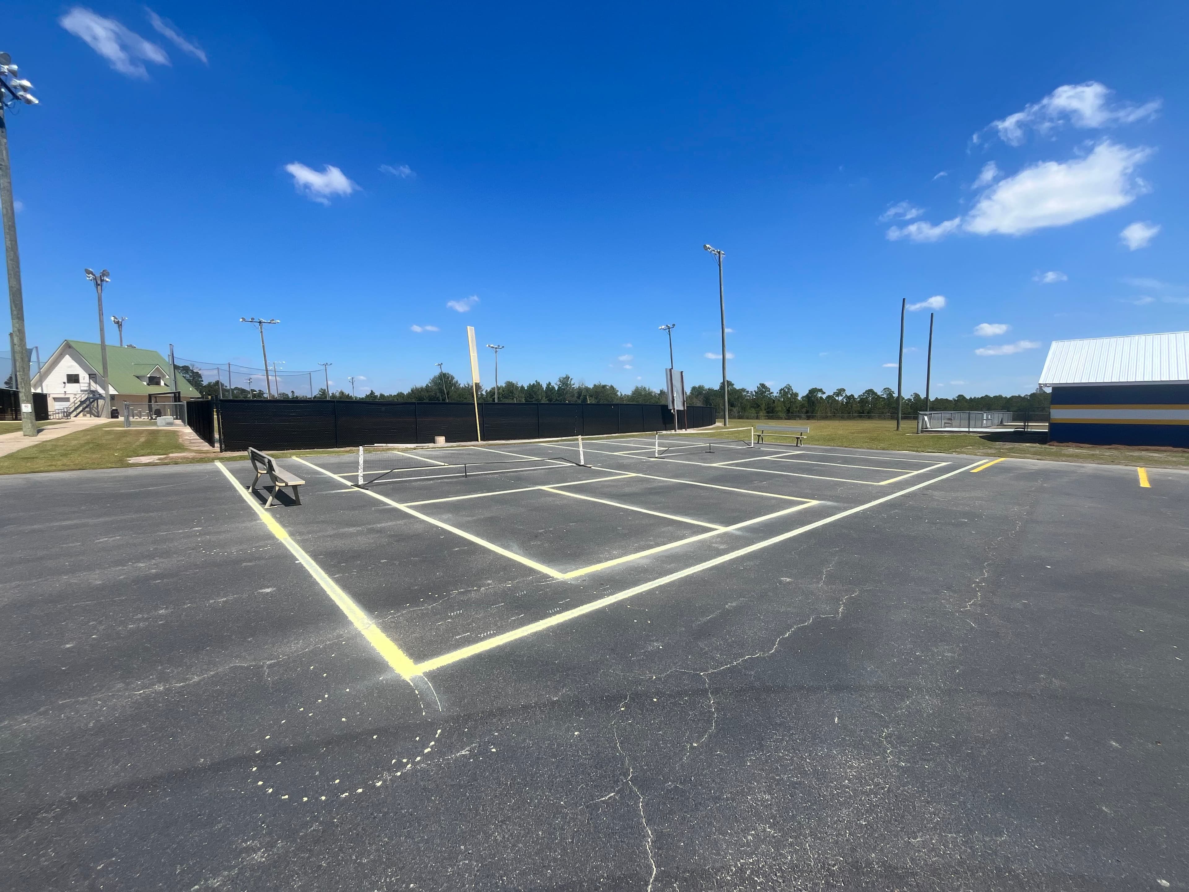 Jeff Davis Recreation Department pickleball courts