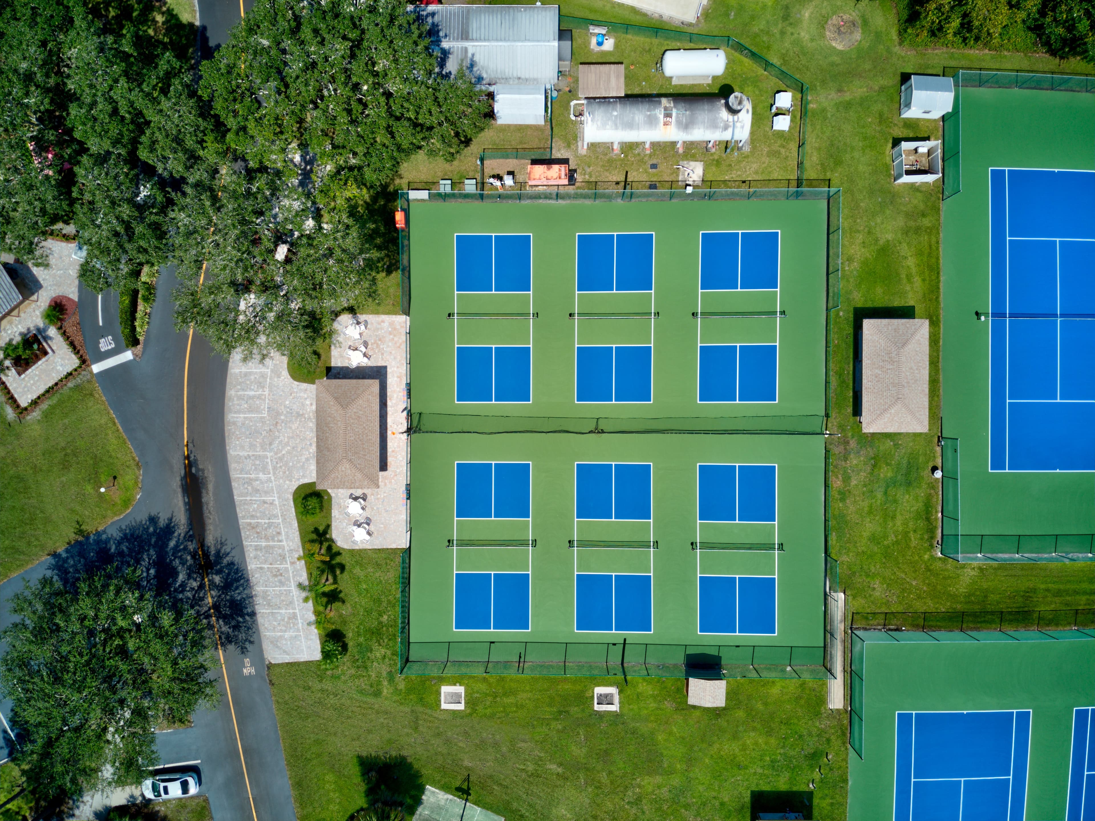 Cypress Cove Nudist Resort pickleball courts