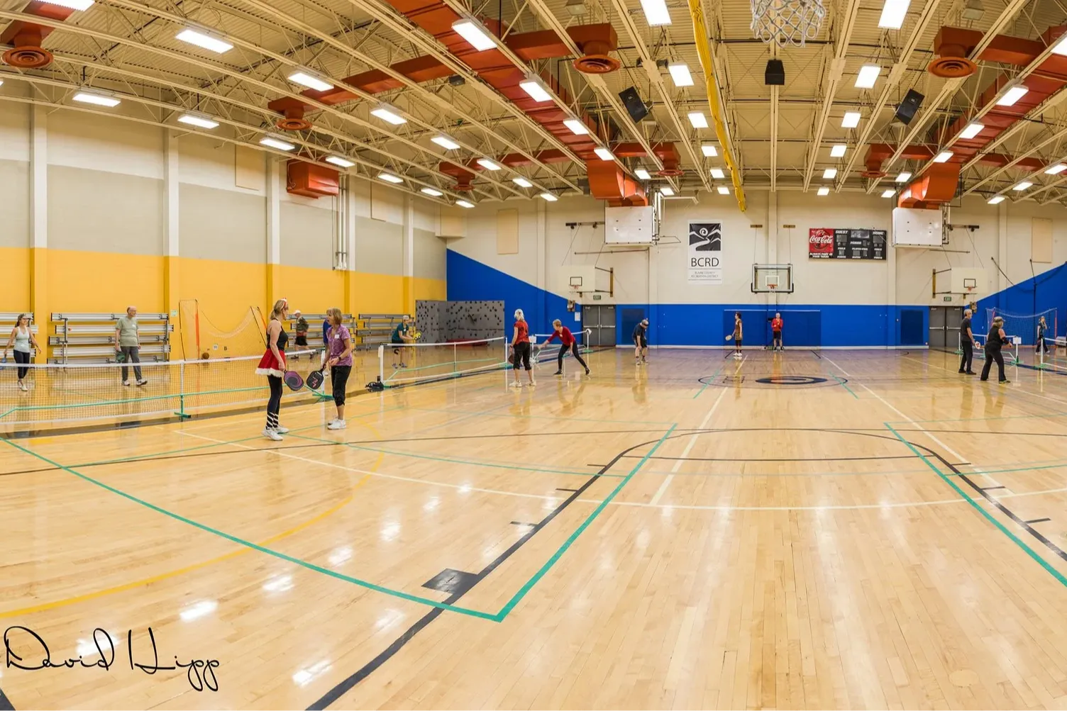 Blaine County Recreation District (BCRD) pickleball courts