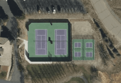 The Club at Crested Butte pickleball courts