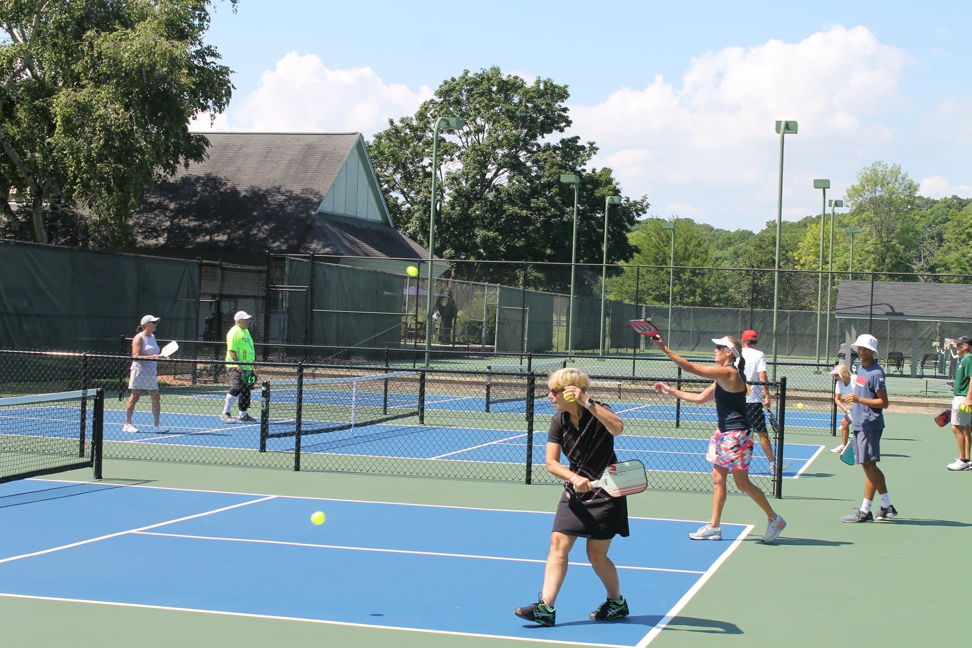 Racine Country Club pickleball courts