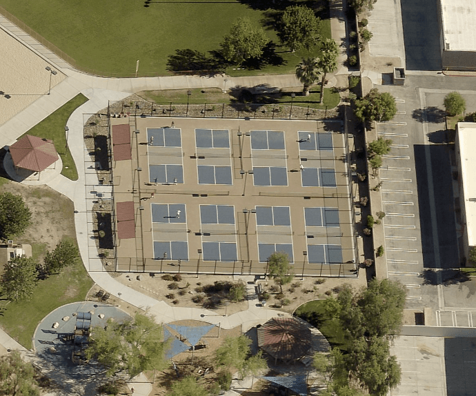 Thousand Trails Palm Desert pickleball courts