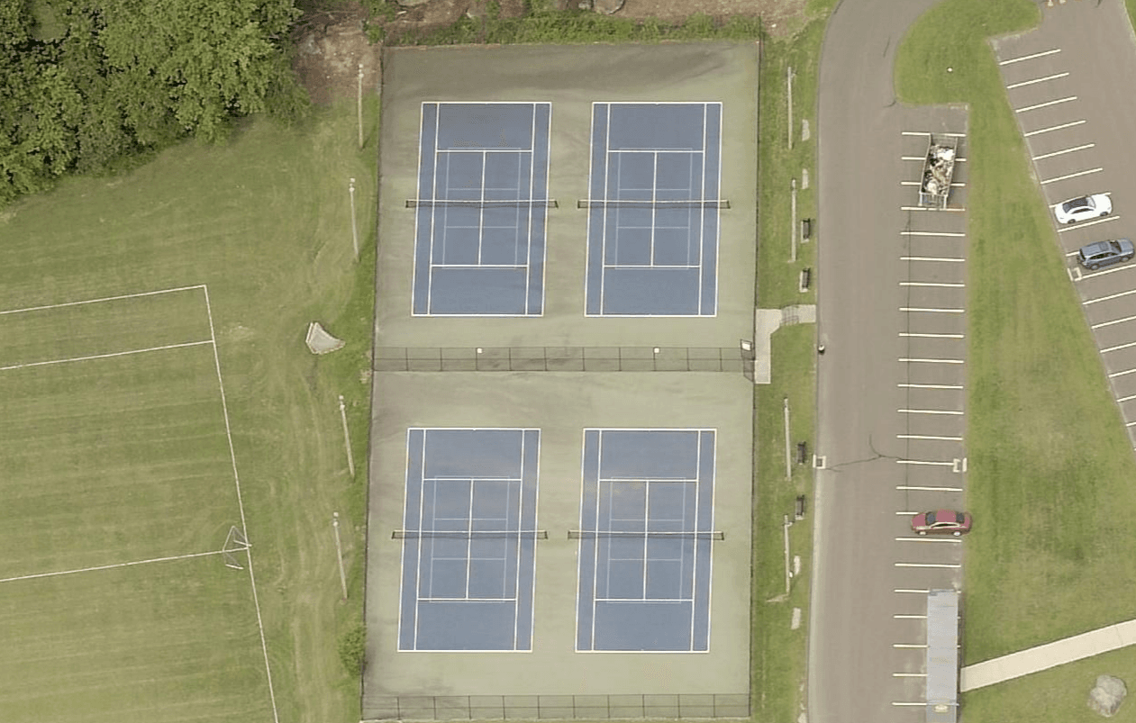 Flood Middle School pickleball courts