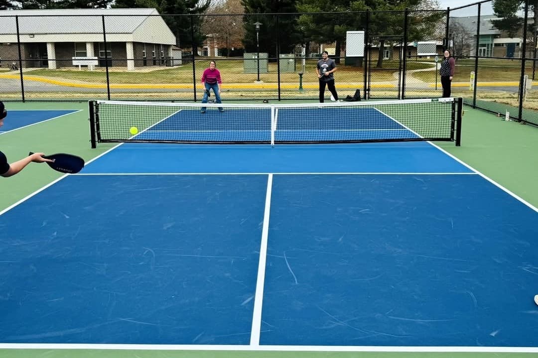 Chesapeake College pickleball courts