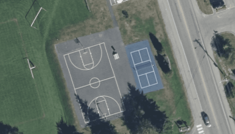 Townsend-Emery Temporary Courts pickleball courts
