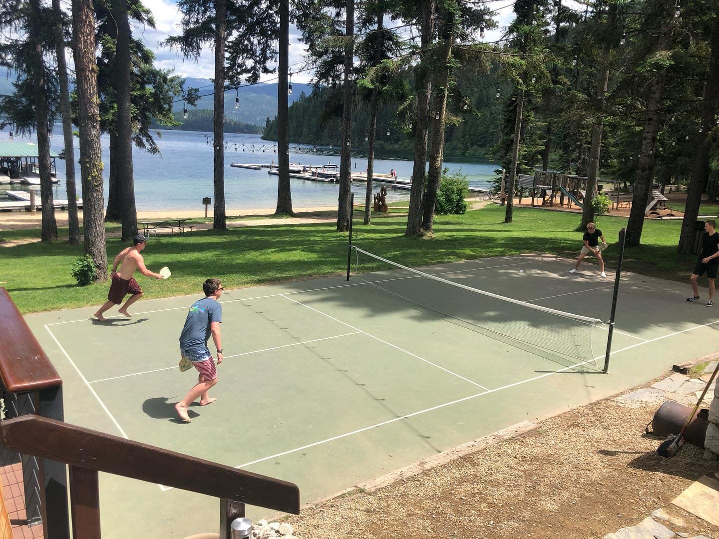 Hill's Resort pickleball courts