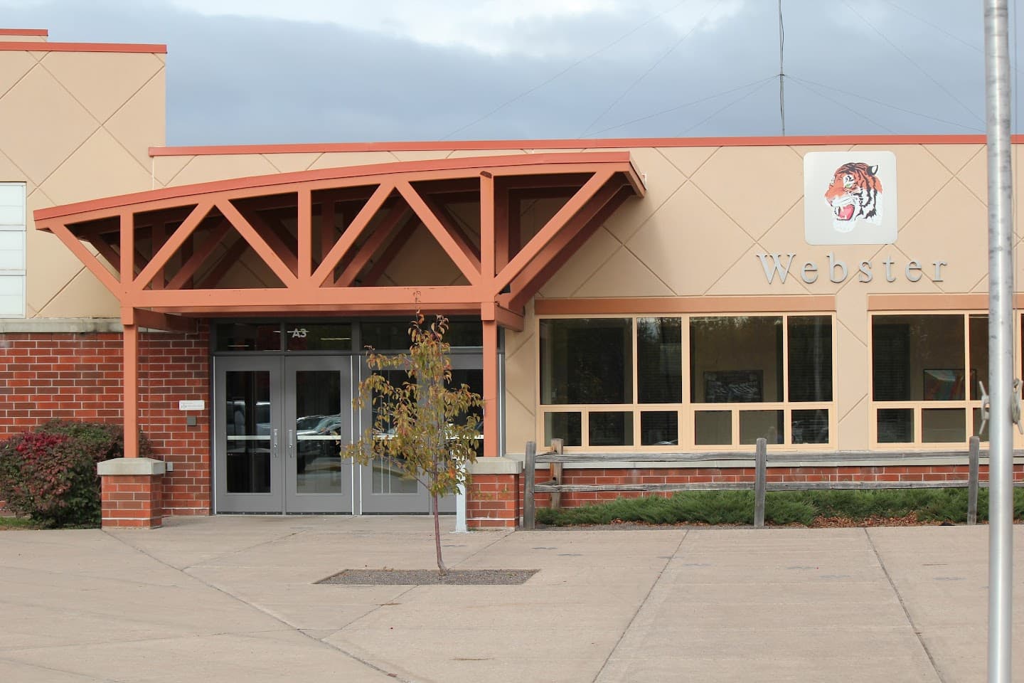 Webster High School pickleball courts